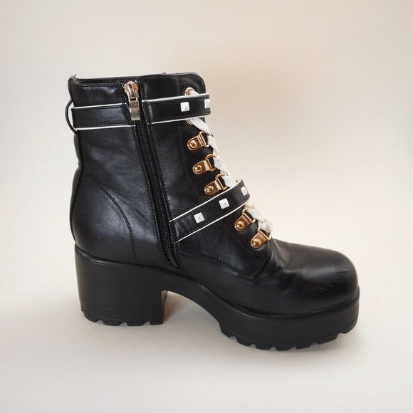 koi Shoes Koi Footwear Platform Boots Uk Size 6 Us Size 8 Stud